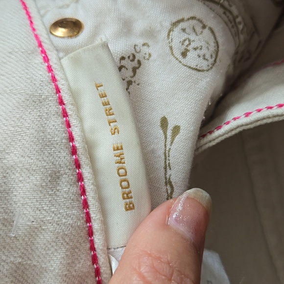 Kate Spade Broome Street Jeans Cream Size 28 - Picture 11 of 13